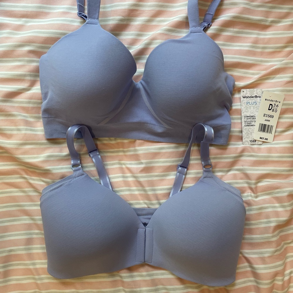 Wonderbra Light Periwinkle Smooth T-Shirt Bra Duo